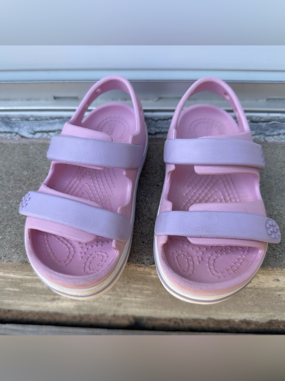 Crocs Kids' Crocband Cruiser sandals in size toddler 9